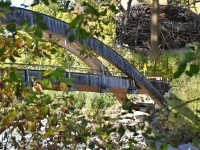 Aha übers Brüggli, aber zerscht no e Omslenescht